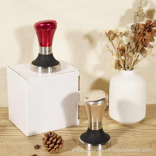 Barista adjustable 58 mm stainless steel coffee tamper